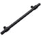 Gliderite Hardware 6-1/4 in. Center to Center Matte Black Barrel Ring Bar Pull - 4340-160-MB 4340-160-MB-1 - alternate 2